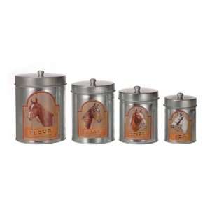  Gift Corral Horse Canister Set