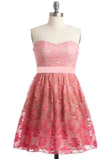 Prettiest of All Dress   Pink, Lace, Strapless, Prom, Fairytale 