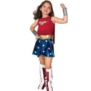  Childs Deluxe Wonder Woman Costume, Small (Size 4 6) (Ages 