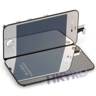 Silver Plating LCD Display Assembly+Housing Iphone 4 4G  