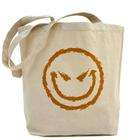 Artsmith Inc Tote Bag Smiley Face Smirk
