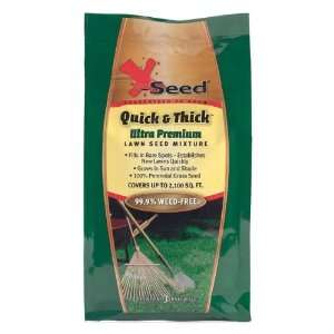  X SEED, INC 3 Lb Ultra Premium Quick and Thick Lawn Seed 