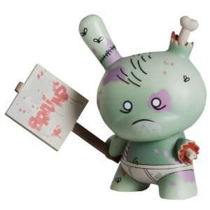    Kidrobot Dunny Series 2011   Green Zombie By Huck Gee Toys & Games