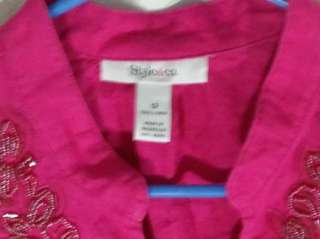 Style and Co. Tahitian Rose Womens Blouse   Size 12  