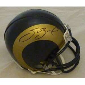  Sam Bradford Autographed St Louis Rams Mini Helmet Sports 