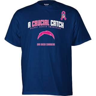 Reebok San Diego Chargers Breast Cancer Awareness The Crucial Catch 