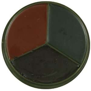  Black, Olive Drab, Brown 3 Color GI Style Face Paint 