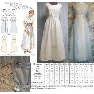 1910s Lace Insertion Dress and Drawstring Slip Pattern