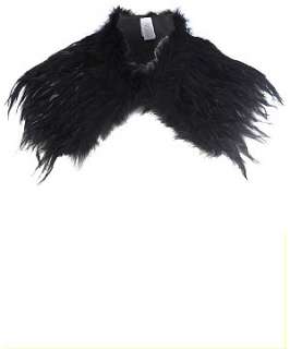 Black (Black) Feather Cape  203831901  New Look