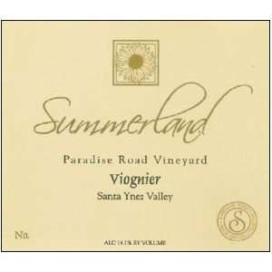  2009 Summerland Paradise Road Viognier 750ml Grocery 