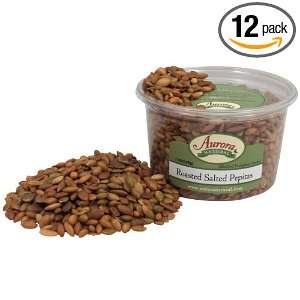 Aurora Products Inc. Pepitas Shelled Roasted Salted, 7 Ounce Tubs 