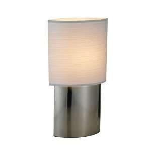  Adesso 6420 22 Sophia 1 Light Table Lamps in Satin Steel 