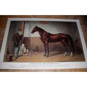 1956 Currier & Ives Calendar Art Rysdyks Hambletonian (Horse) by J.H 