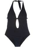 Plunged Cut Out Swimsuit   Francis Ferent   farfetch 