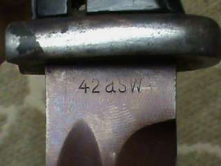   M1884/98 Bayonet III PatternK98 Mauser.Rare Plum Blueing  