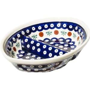  Polish Pottery Divided Appetizer Dish