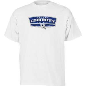 Dallas Cowboys White Bloc Party T Shirt 