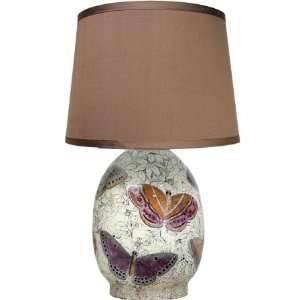  Decoupage Butterfly Lamp