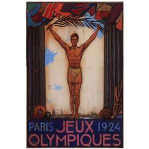 11x 14 Poster.  Paris Jeux 1924  Olympics Poster. Decor with 