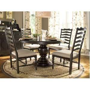  Paula Deen Round Pedestal Dining Set (With Mikes Chairs 