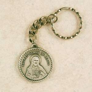   Heart Keyring Key Rings Gift Religious Catholic Patron Saint St. Relic