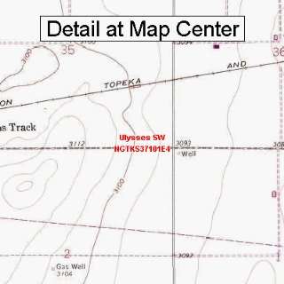   Map   Ulysses SW, Kansas (Folded/Waterproof)