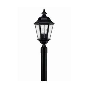 On Sale Hinkley Lighting Edgewater Black Outdoor Large Lamp Post PLUS 