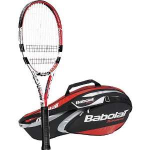 Babolat Pure Storm GT Standard Tennis Racquet & 3 Pack Bag Bundle 