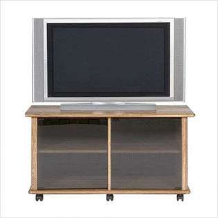 Wood Technology Solid Hardwood TV/Video Cabinet (44 W)  Oak at  