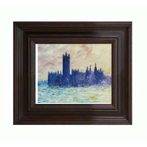  Oil Painting   Monet Paintings London. Houses of Parliament (Sun 