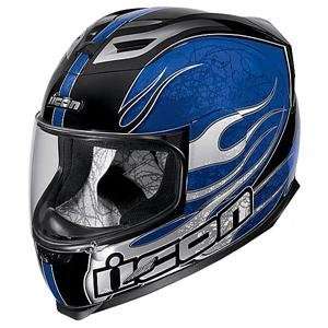 Icon Airframe Claymore Helmet   Small/Blue Automotive