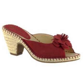 Womens Bella Vita Hammock Red Nubuck Shoes 