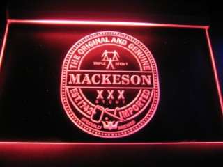Mackeson Logo Beer Bar Pub Store Neon Light Sign Neon W4601  