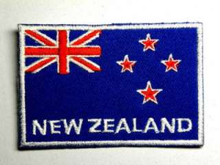 NEW ZEALAND KIWI FLAG of IRON ON PATCH EMBROIDERED I016  