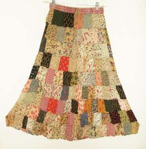 Sacred Threads Hippie Boho SPRING Crinkle Skirt 29428  