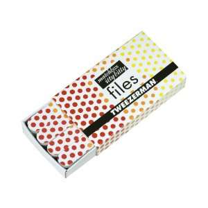   Hot For Dots Matchbox Itty Bitty Files, Red, Orange and Yellow (Pack
