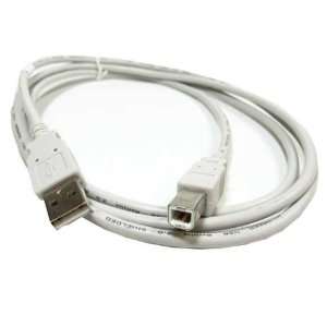  SF Cable, 15ft USB 2.0 A Male to B Male Cable Off White 