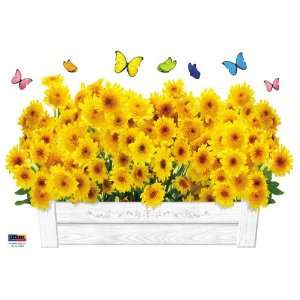   Apply Wall Sticker Decorations   Sweet Sunflower Cluster Toys & Games