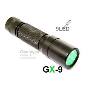  9 Green LED Flashlight for pilot