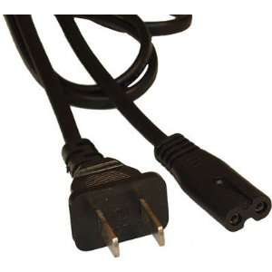  Figure 8 shape AC Power cord cable W/O Polarized   6ft 