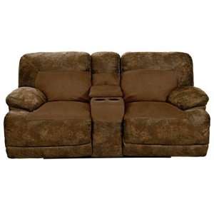  Lane Bradley Double Reclining Console Power Loveseat with 