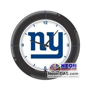  New York Giants Neon Clock