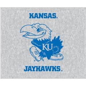 Kansas Jayhawks 58x48 inch Property of NCAA Blanket/Throw  