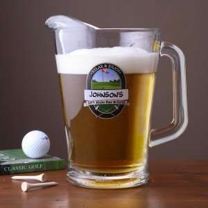    Personalized Bar Pitcher   19th Hole Golf