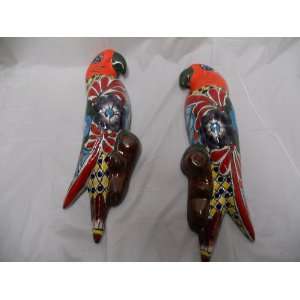  Multicolor Talavera Parrot Set 14 