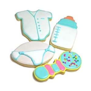 Baby Boy Iced Sugar Cookie Favors 