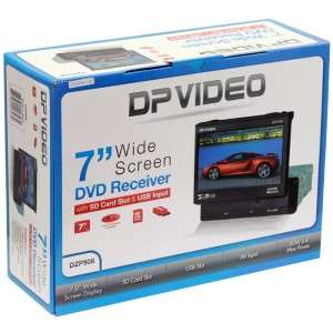 DP Video DZP908 7 Wide Screen DVD Receiver with SD/USB  