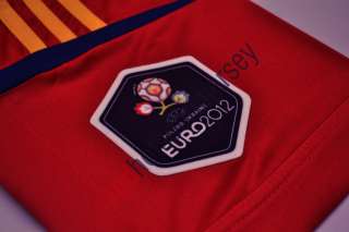 2012 13 New SPAIN EURO 2012 Home Soccer Jersey Size M/L/XL  