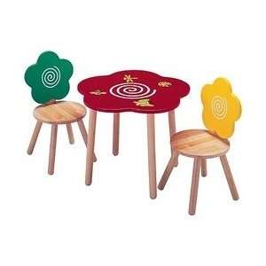  Flower Table and Chairs Set Toys & Games