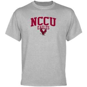  NCAA North Carolina Central Eagles Team Arch T Shirt   Ash 